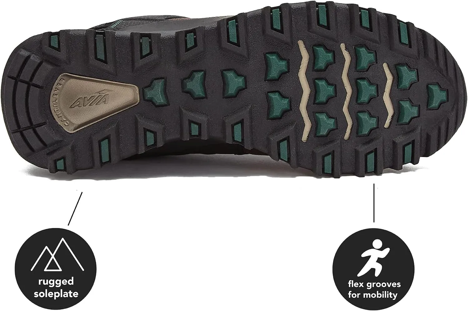 Avia Ultra Mens Trail Running Shoes, Lightweight Breathable Mesh Sneakers for Men