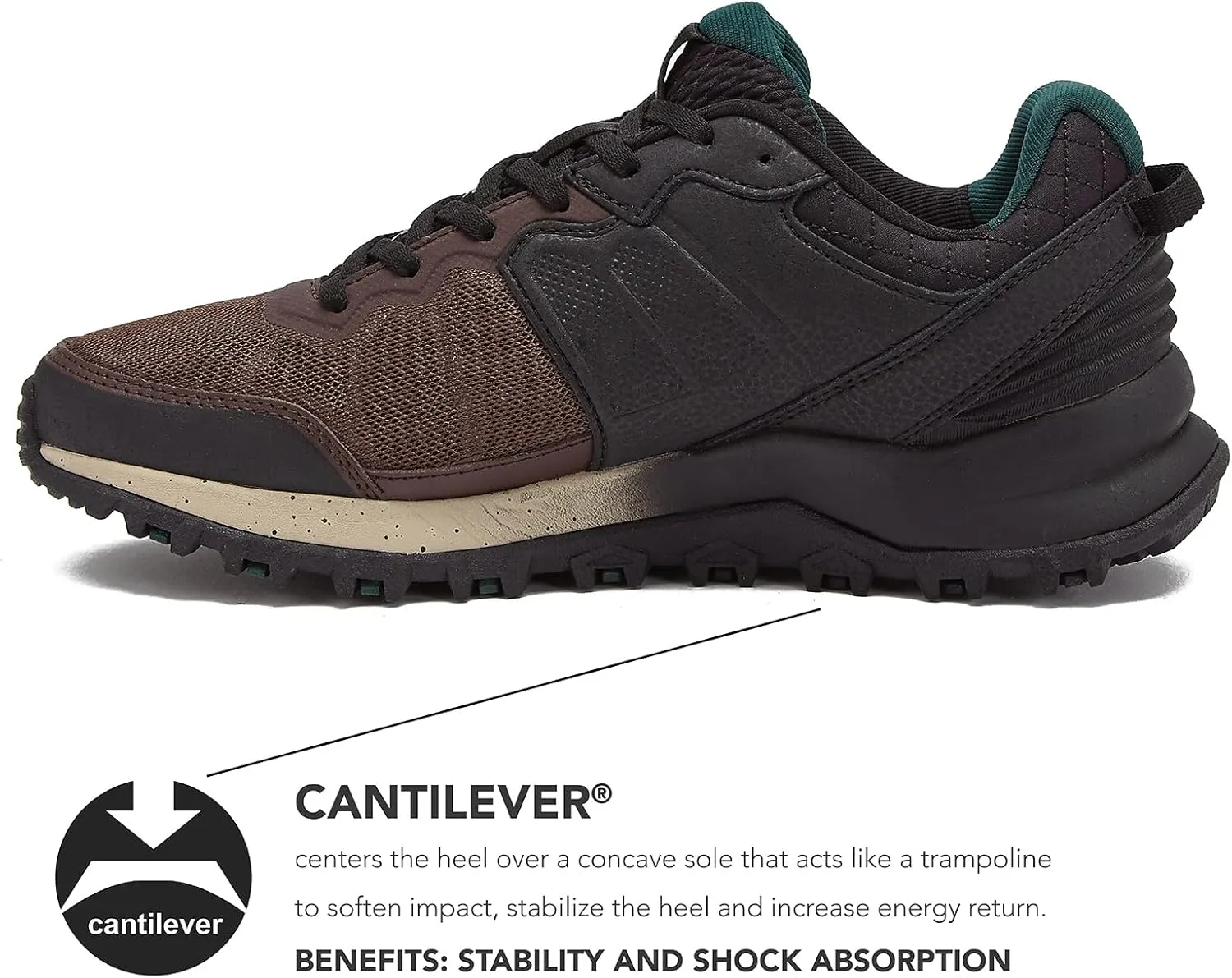 Avia Ultra Mens Trail Running Shoes, Lightweight Breathable Mesh Sneakers for Men
