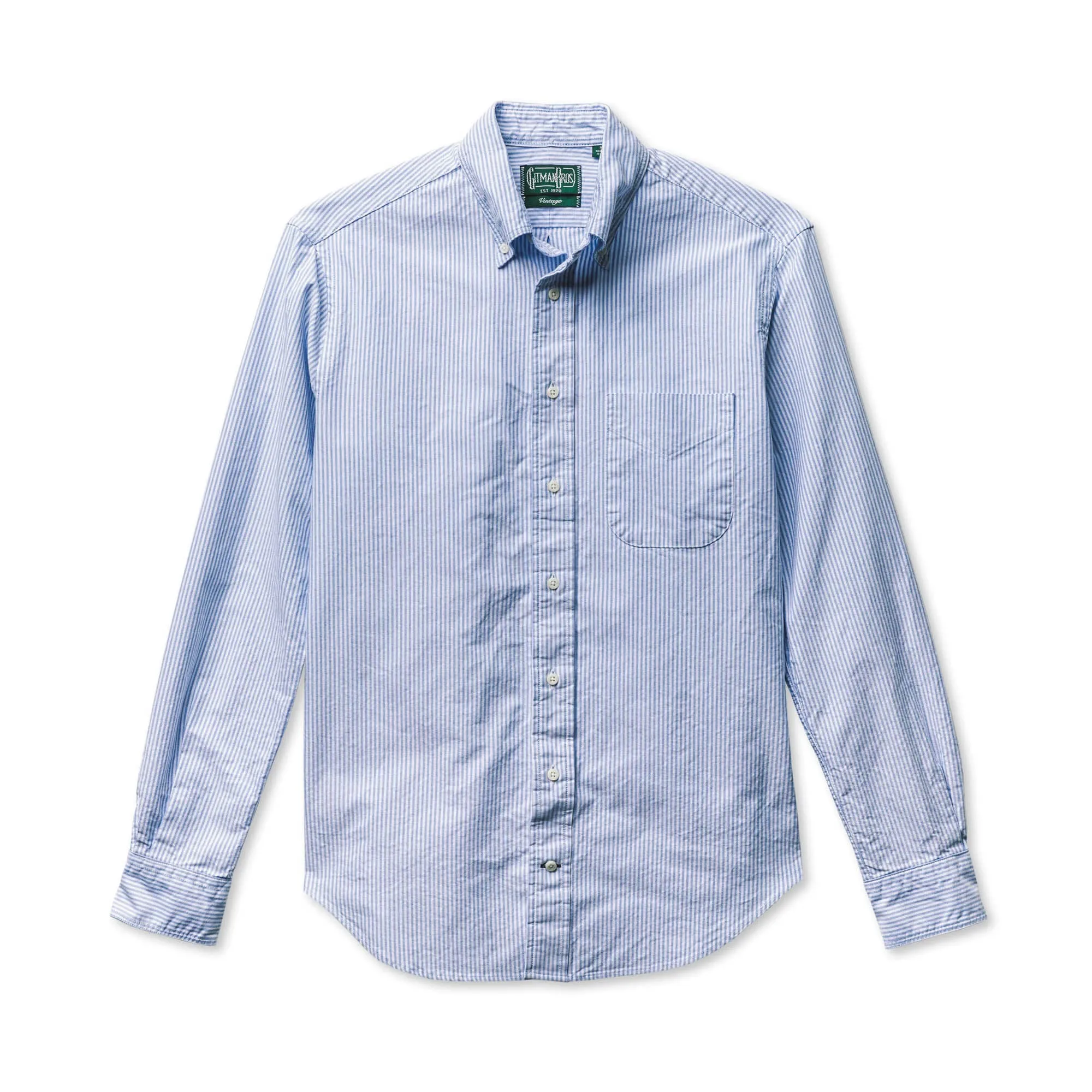 Blue Stripe Oxford
