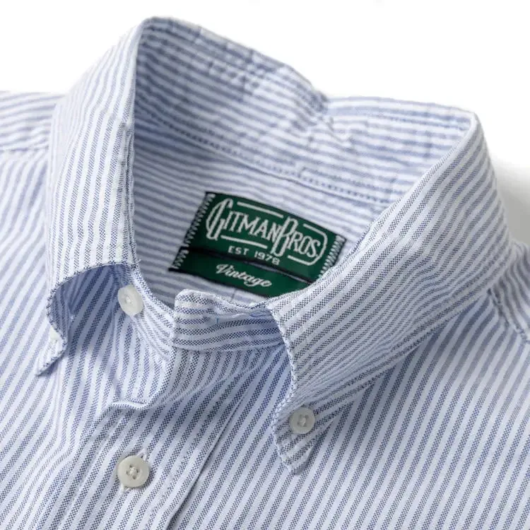 Blue Stripe Oxford