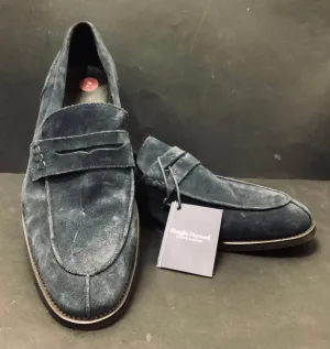 BNWT Douglas Hayward Navy Suede Loafers size 9