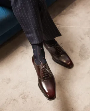 Brown Leather Tangier Oxford Shoes - AW24