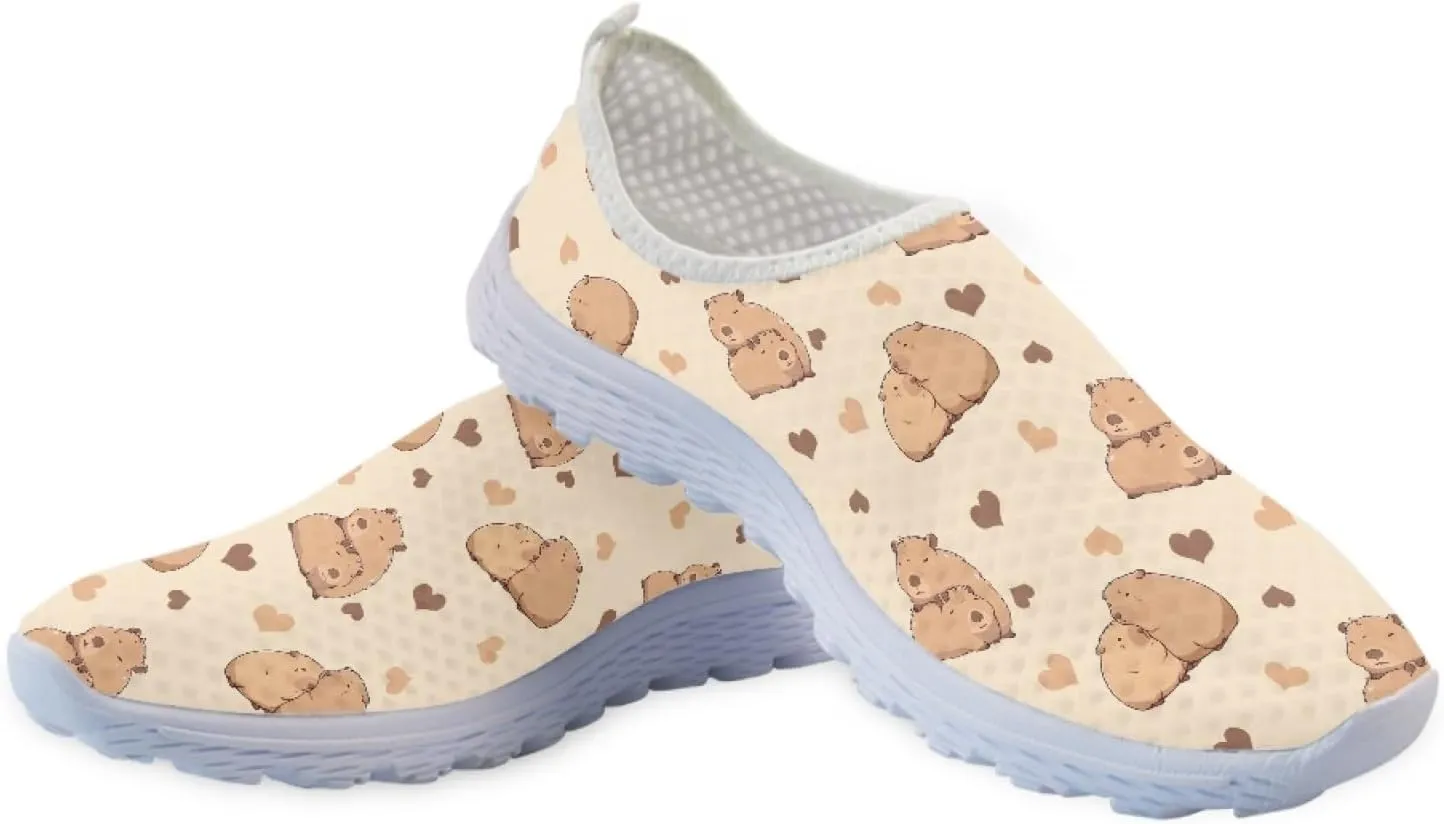 Cumagical Running Shoes Wide Width Breathable Women Slip On Shoes
