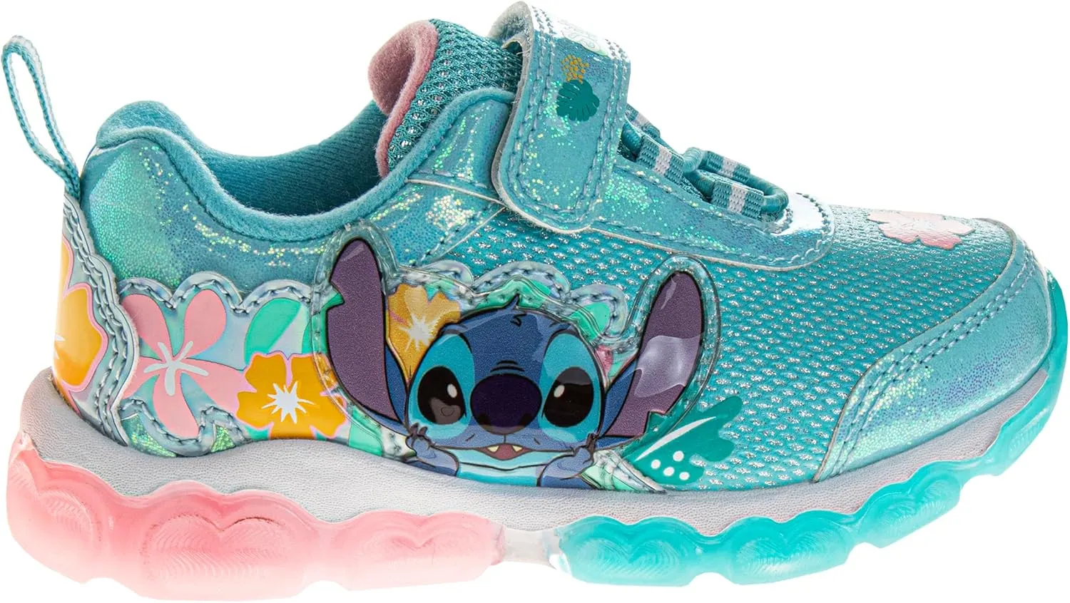 Disney Girl's Lilo & Stitch Light Up Laceless Shoes (Toddler/Little Girl)