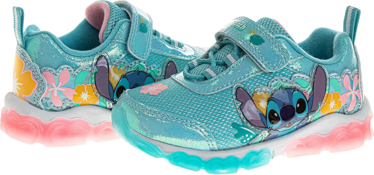 Disney Girl's Lilo & Stitch Light Up Laceless Shoes (Toddler/Little Girl)