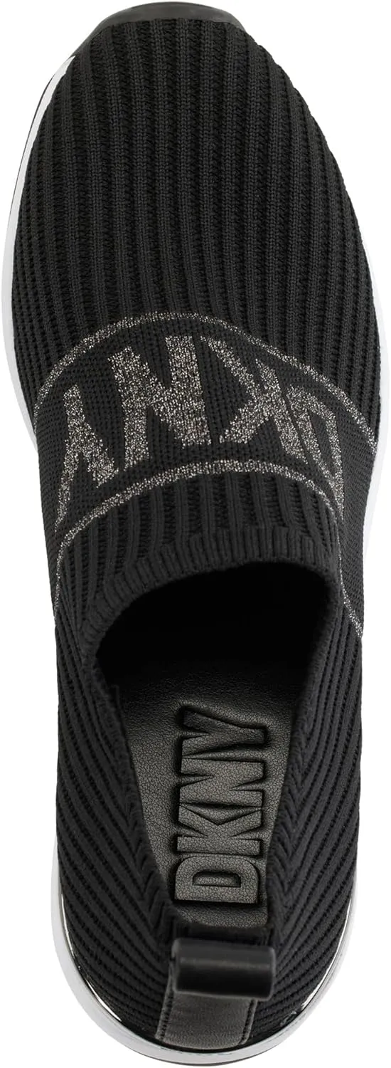 DKNY Women's Athletic Everyday Phebe-Slip-On Wedge Sneaker