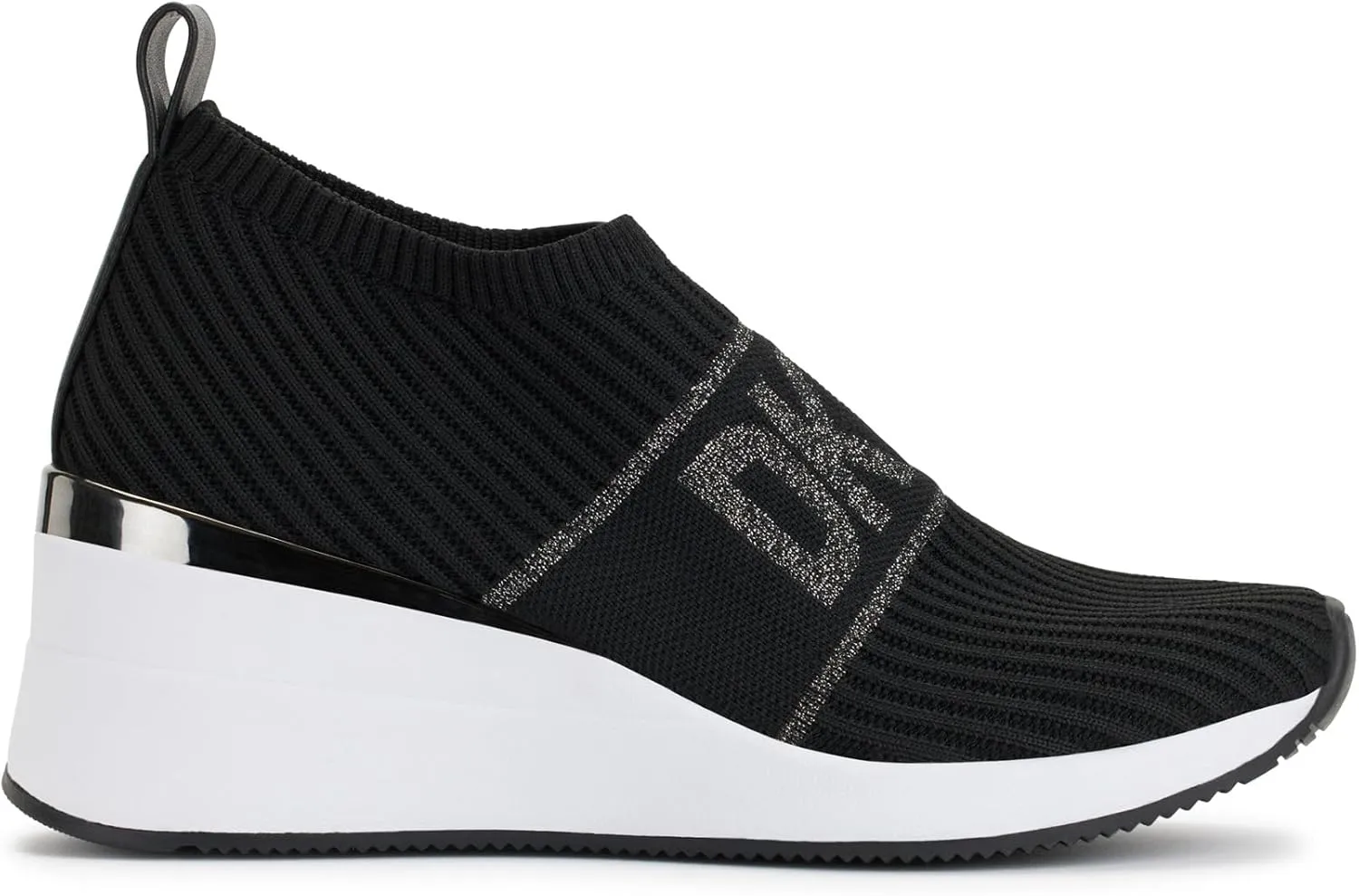 DKNY Women's Athletic Everyday Phebe-Slip-On Wedge Sneaker
