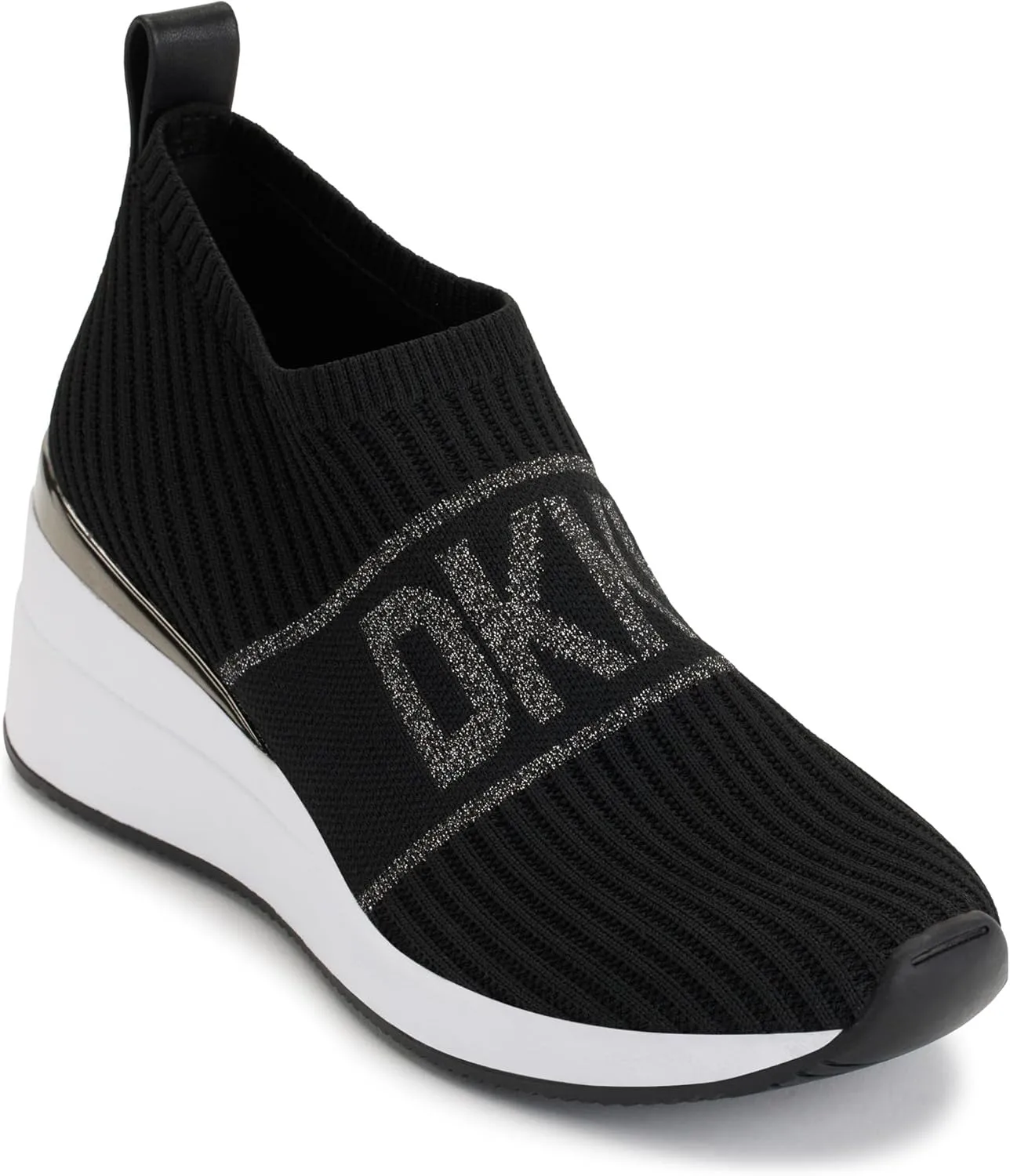 DKNY Women's Athletic Everyday Phebe-Slip-On Wedge Sneaker