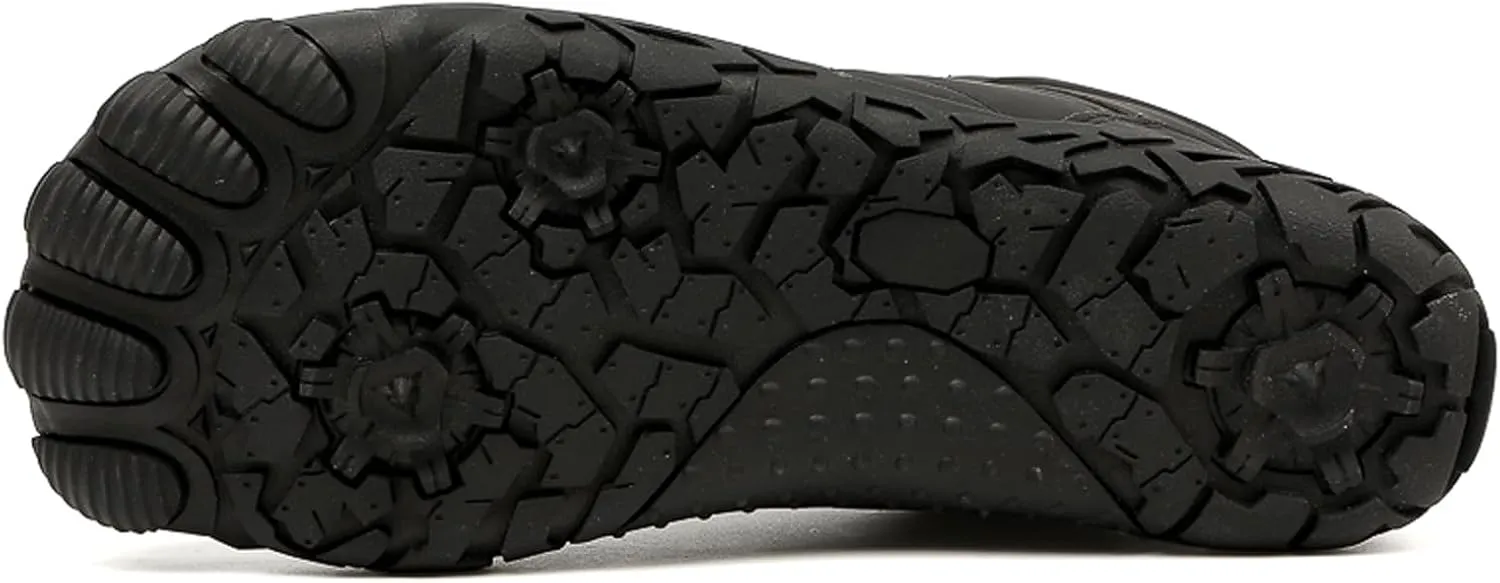 FLIOZY Unisex Non-Slip Lightweight Hiking Boots - Waterproof and Grip-Enhanced with Spacious Toe Box Durable Sole for Walking