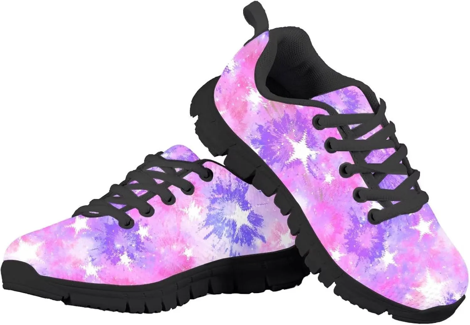 Girls Athletic Shoes Simple Kids Slip On Sneakers Lace Up