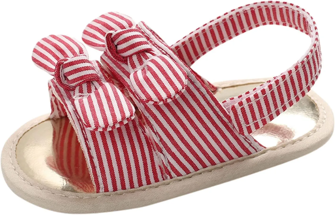 Girls Kids Adjusted Hook Loop Strap Sandals Canvas Flat Wide Shoes Baby Childrens Summer Light Cool Shoes Fashion