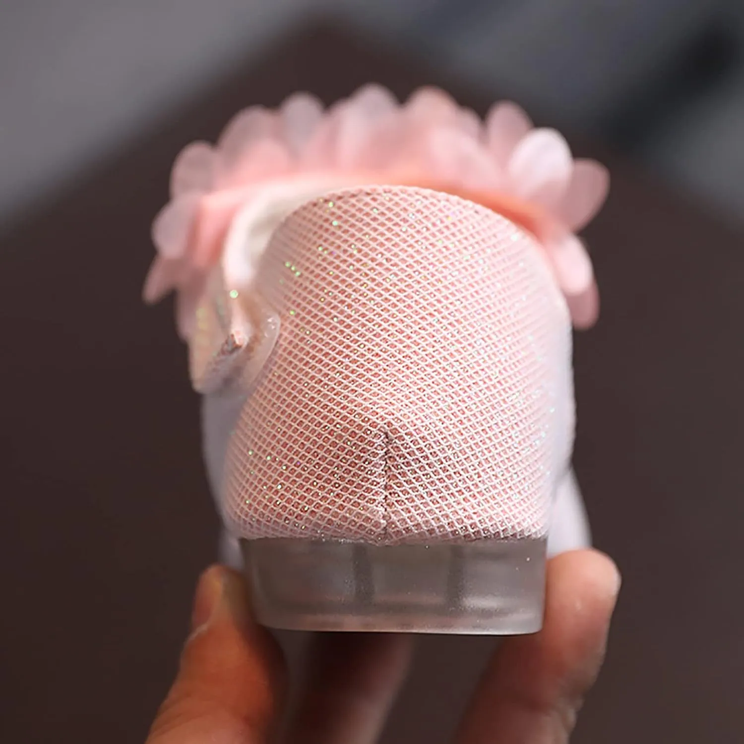 Girls Rhinestone Flower Shoes Low Heel Flower Wedding Party Dress Pump Shoes Princess Shoes Toddler Boys Girls Sandals (Pink, 3 Years Toddler)
