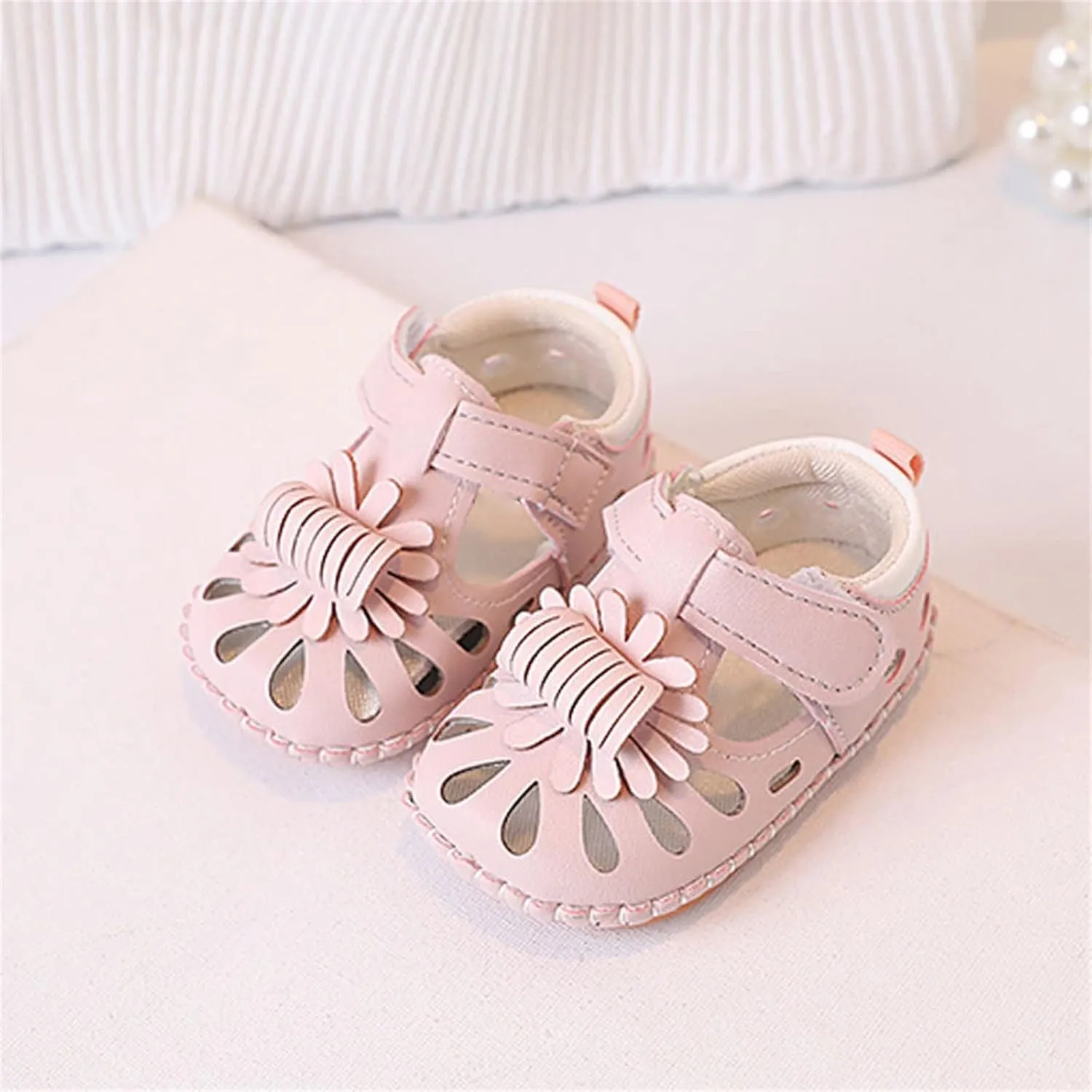 Kids Slides Toddler Baby Girl Shoes Breathable Shoes Baby Soft Shoe Cover 0 To 18 Months Boys Slides Size 5