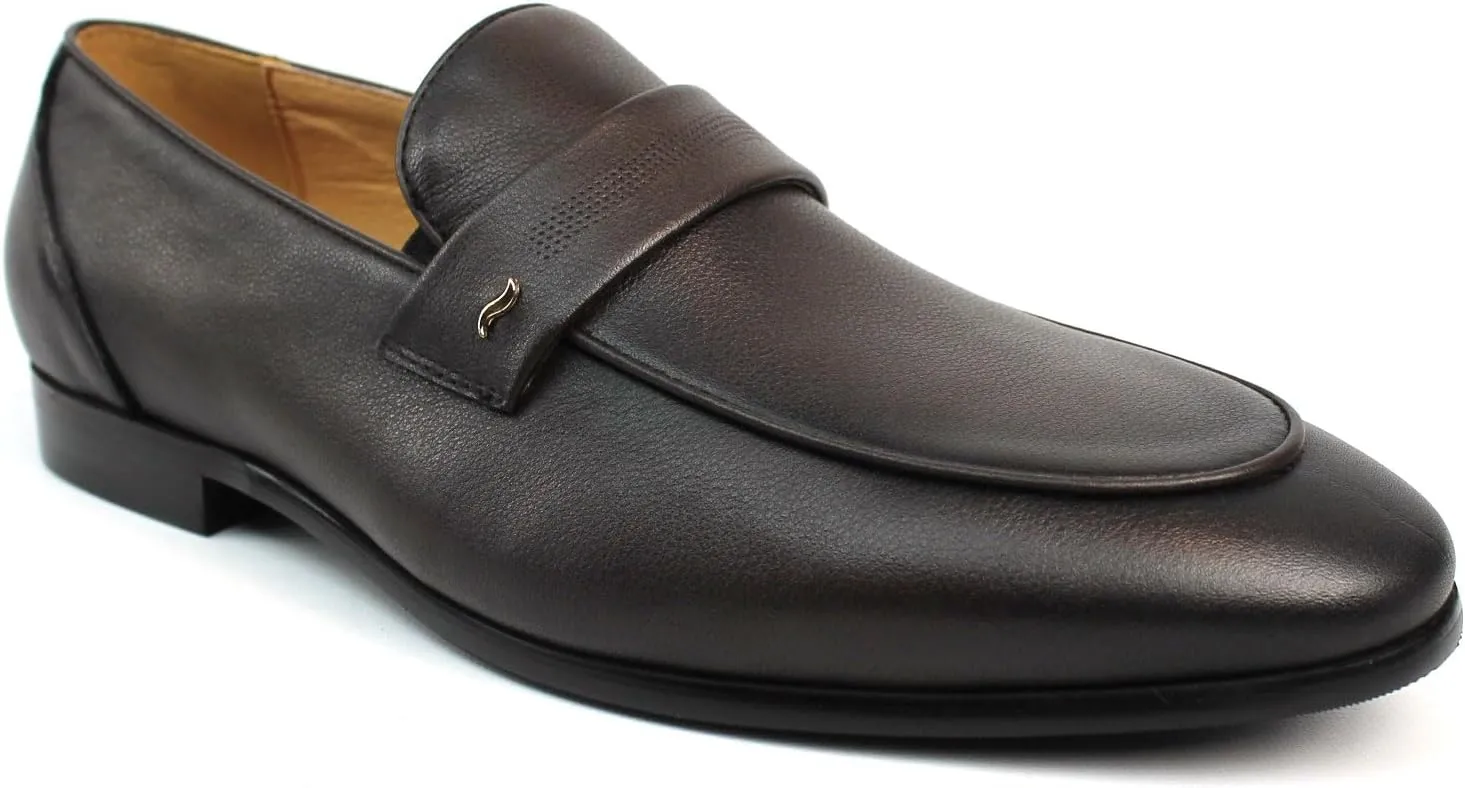 Men's Exclusive Genuine Leather Slip On Dress Shoes Loafers