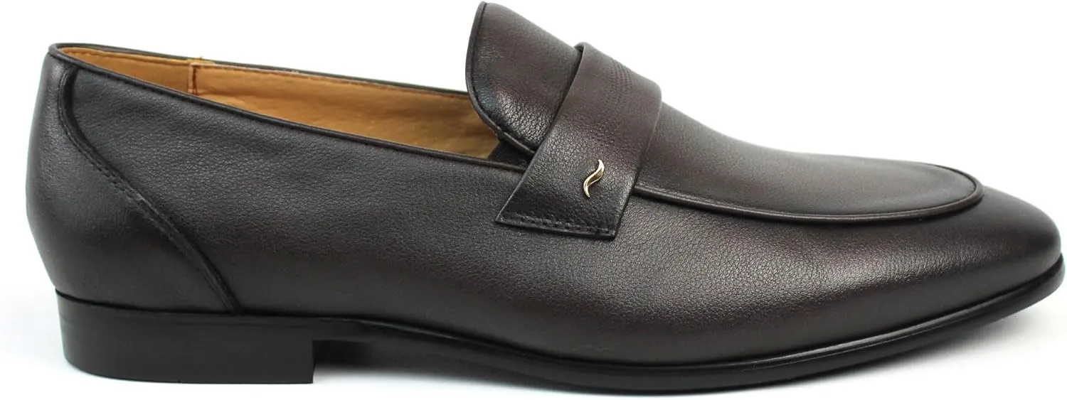 Men's Exclusive Genuine Leather Slip On Dress Shoes Loafers
