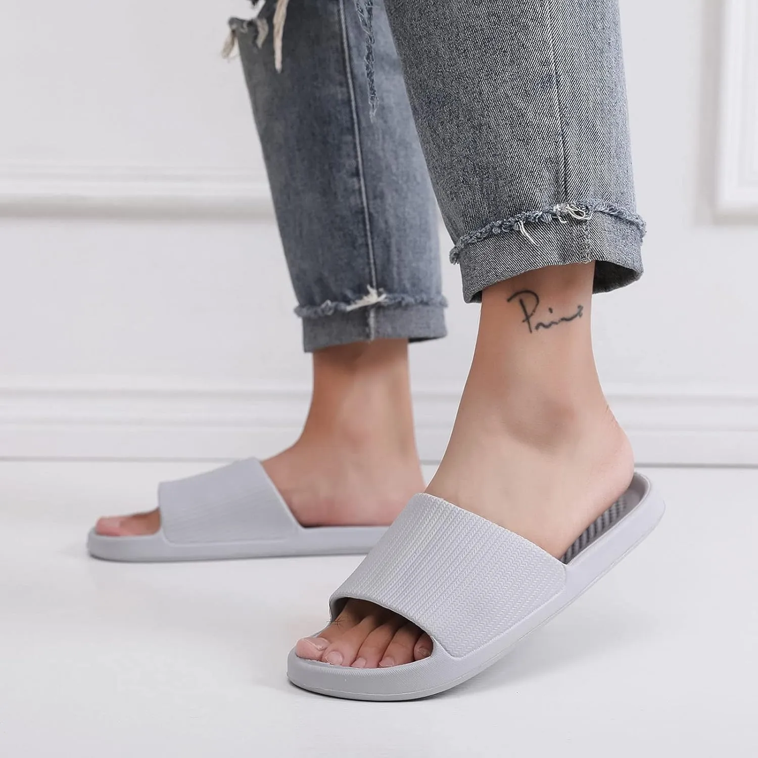 Mens Shower Shoes Shower Shoes Women Mens Slippers Slides for Women Drainage Hole Beach Indoor Slippers