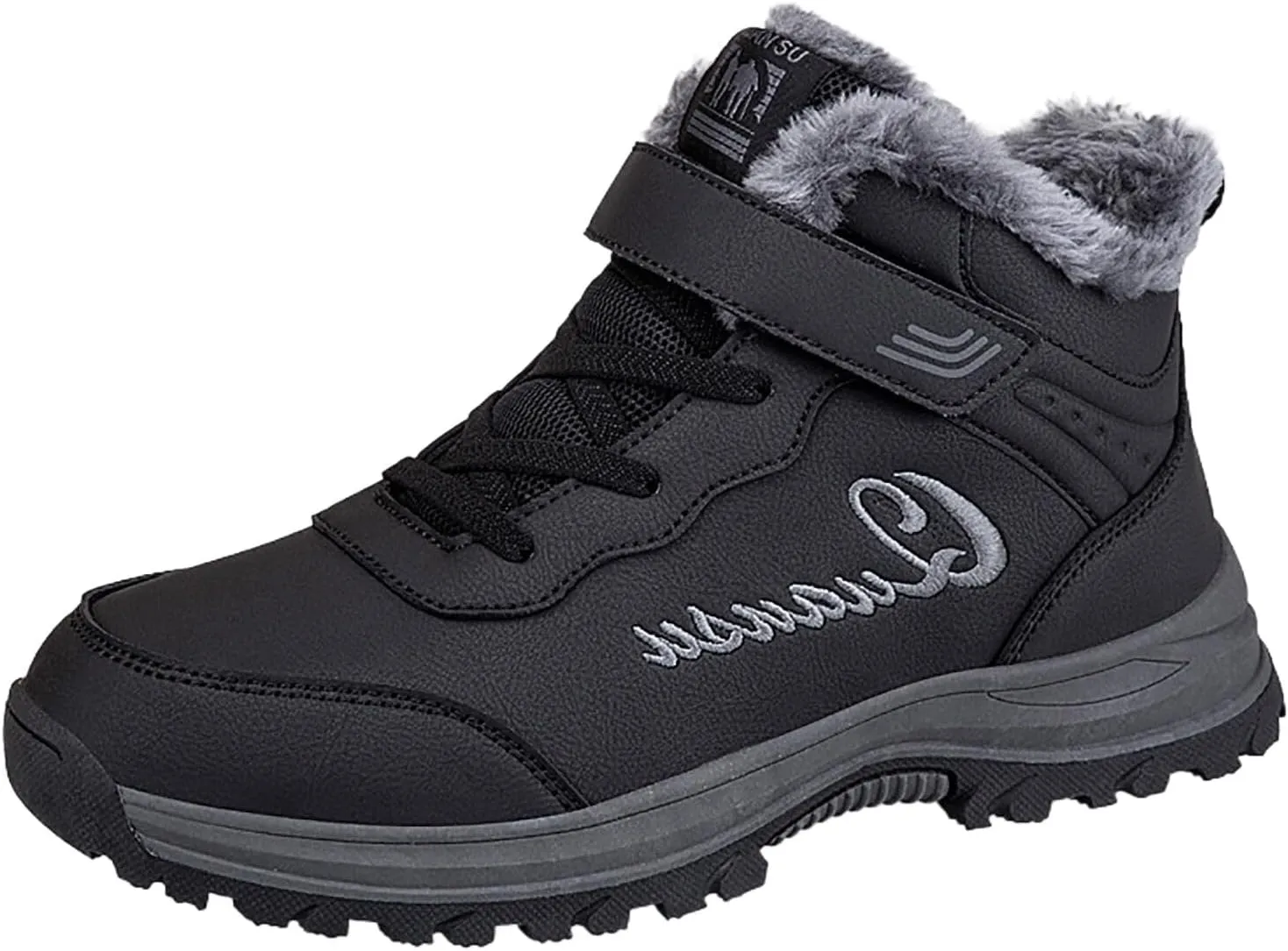Mens Winter Snow Boots, Waterproof Hiking Boots Warm Non Slip Boots Trekking Trail Climbing Shoes Women's Winter Boots