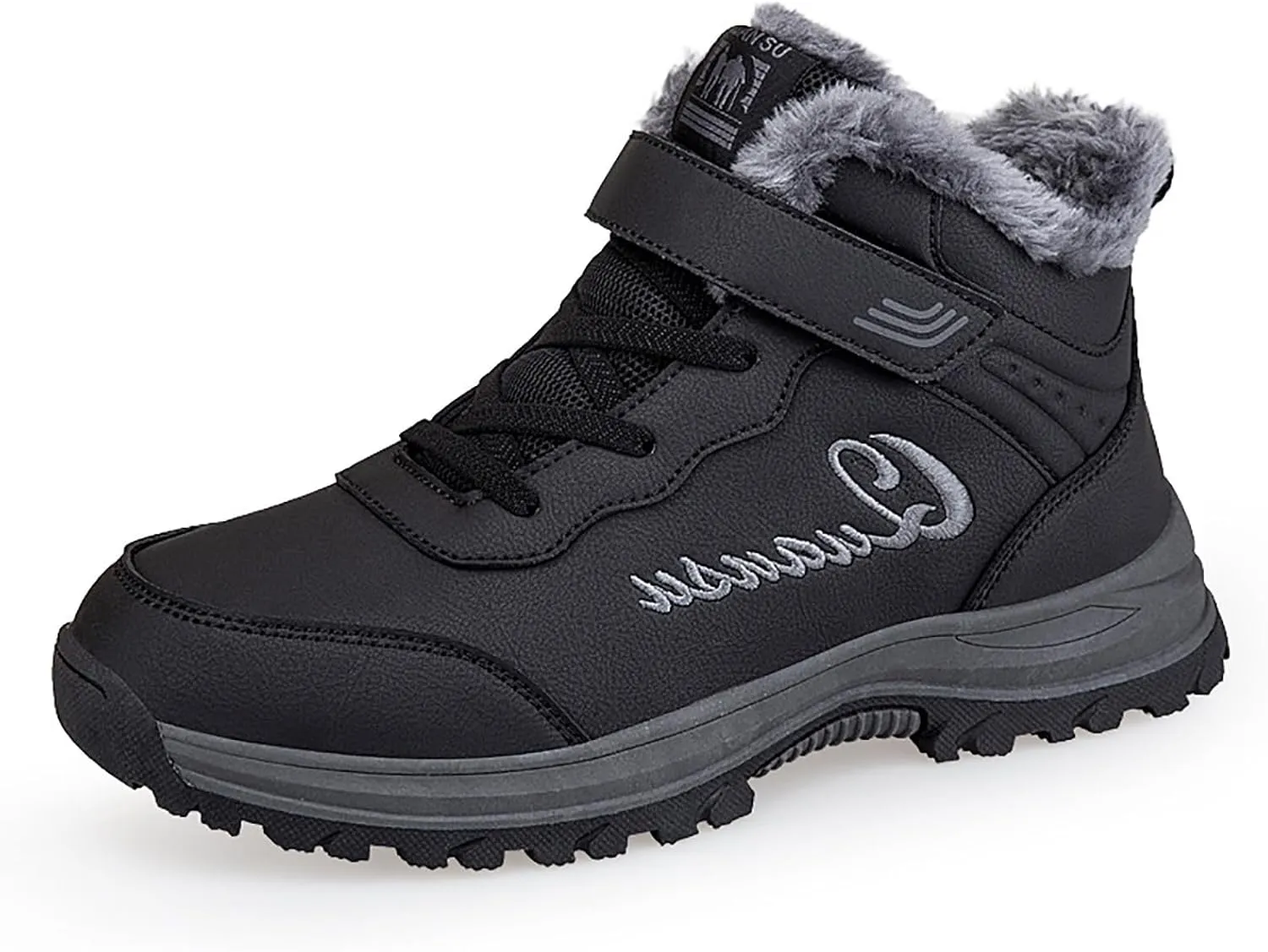 Mens Winter Snow Boots, Waterproof Hiking Boots Warm Non Slip Boots Trekking Trail Climbing Shoes Women's Winter Boots