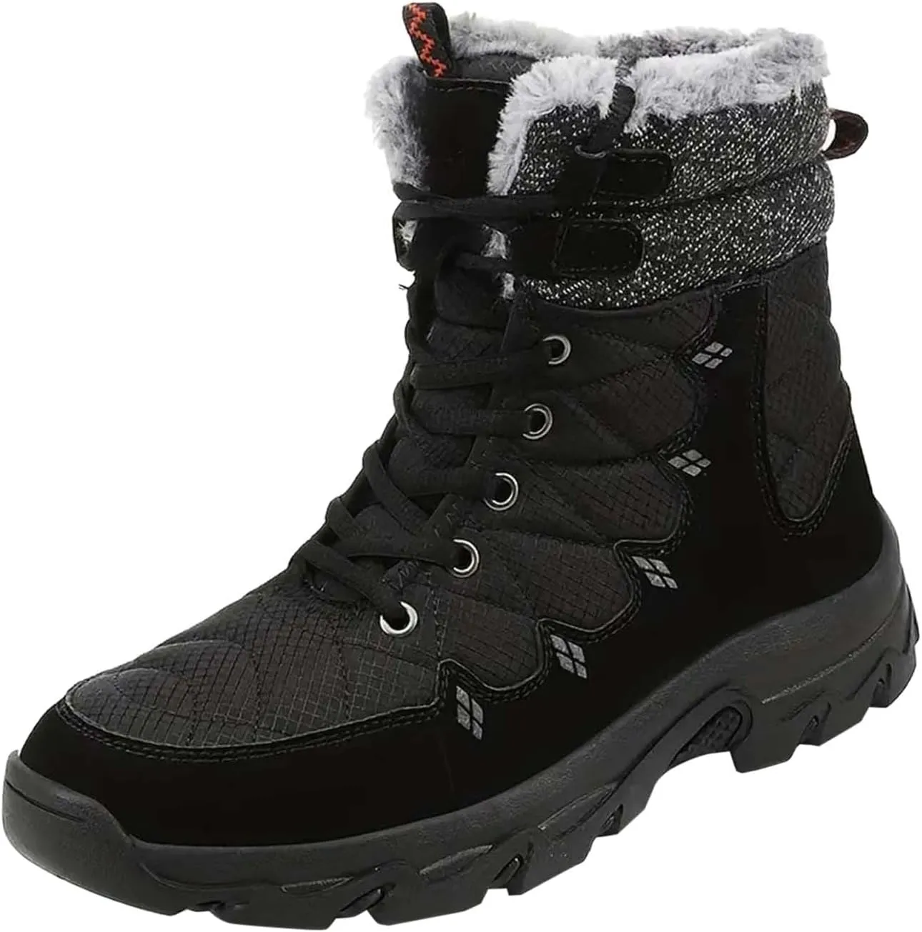 Men's Work Boots Waterproof Hiking Sneakers Boot with Comfort Women's Working Shoes Business Casual Waterproof Outdoor Shoes Lightweight Anti Slip Hike Grounded Footwear