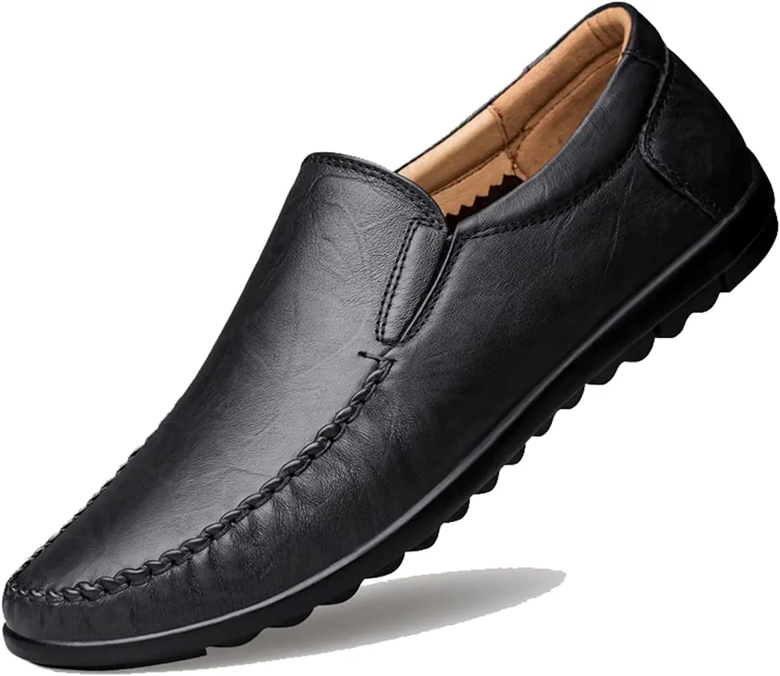 Minishion Boys Mens Casual Shoes Slip on Office Walking Loafers