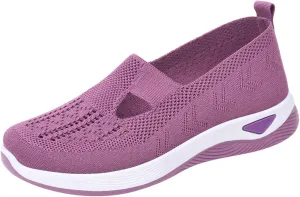 Orthopedic Diabetic Shoes for Women Slip On Walking Sneakers with Arch Support Comfortable Casual Loafers Plantar Fasciitis Foot Pain Relief