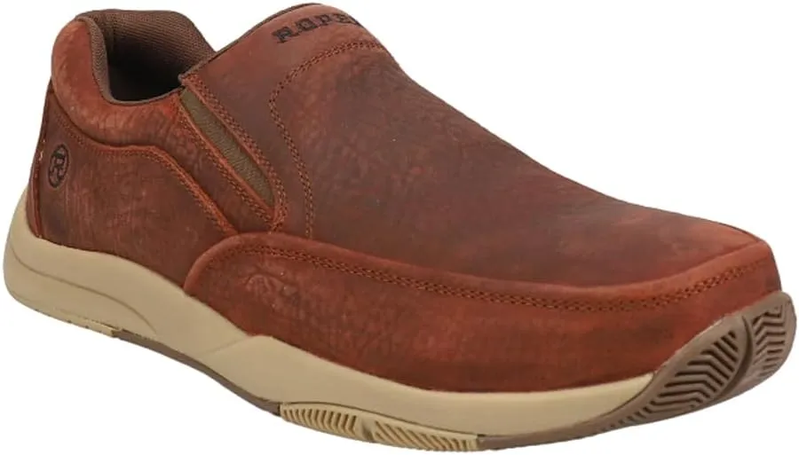 ROPER Mens Ulysess Slip On Casual Shoes - Brown