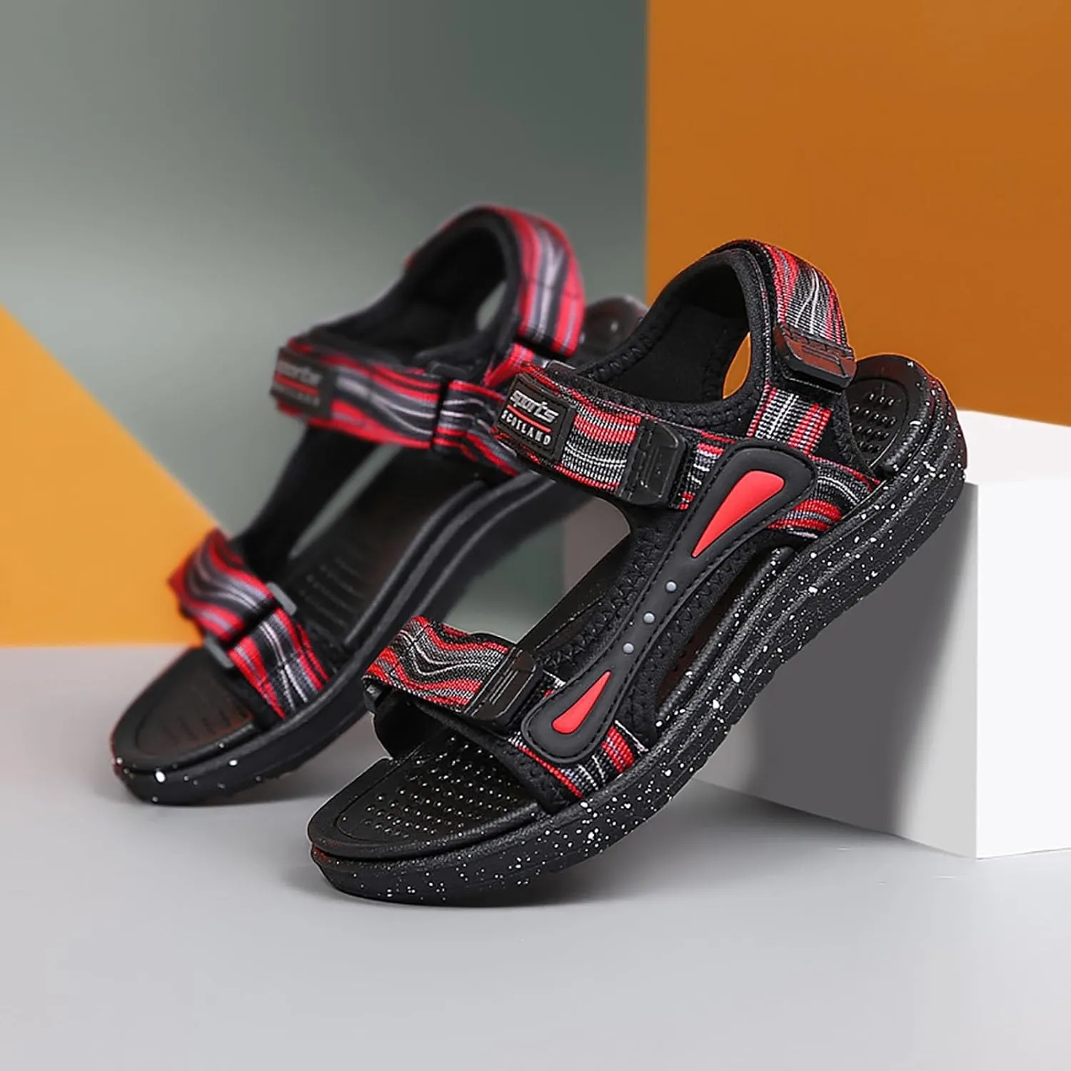 Sandals Boy Shoes Kids Summer Athletic Sports Open-Toe Outdoor/Water Sandals & Slides Adjustable Straps for Toddler/Little/Big Kids