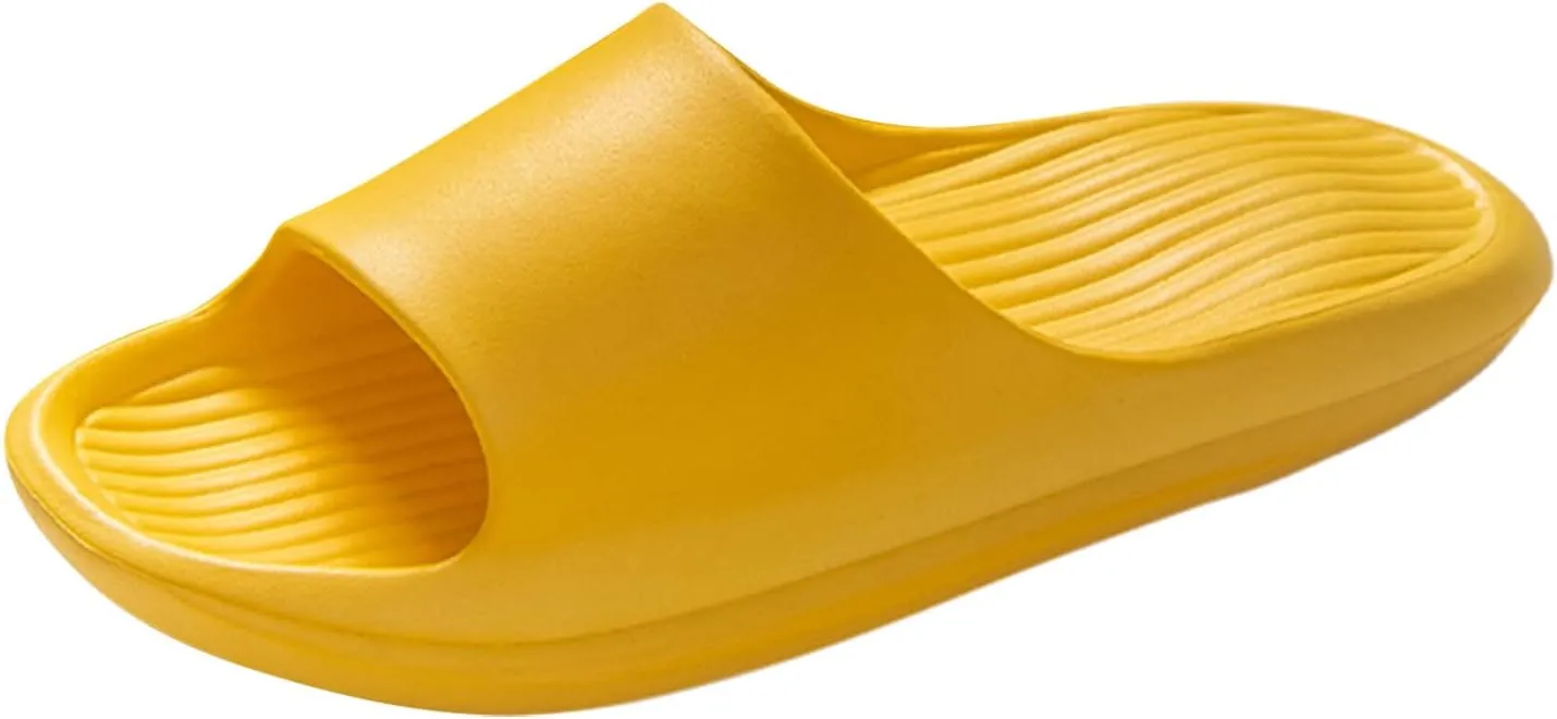 Slides for Men Womens Slides Bathroom Slippers Men Shower Shoes Women Gym Open Toe Quick Drying Slippers