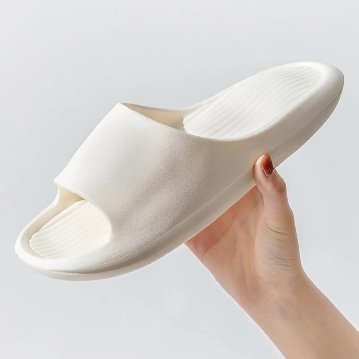Slides for Men Womens Slides Bathroom Slippers Men Shower Shoes Women Gym Open Toe Quick Drying Slippers