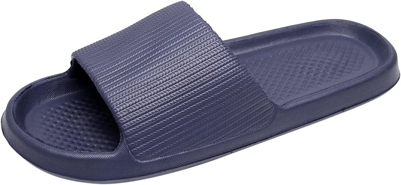 Slides for Men Womens Slides Bathroom Slippers Men Shower Shoes Women Gym Open Toe Quick Drying Slippers