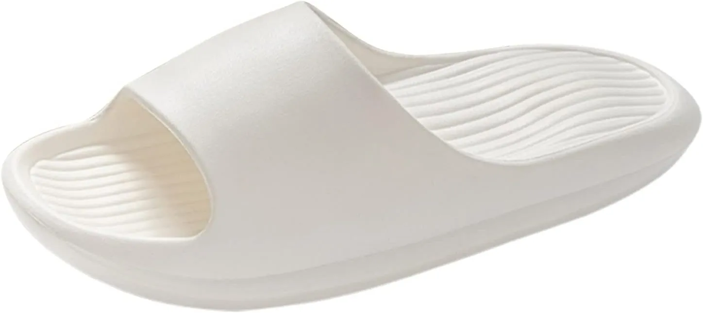 Slides for Men Womens Slides Bathroom Slippers Men Shower Shoes Women Gym Open Toe Quick Drying Slippers