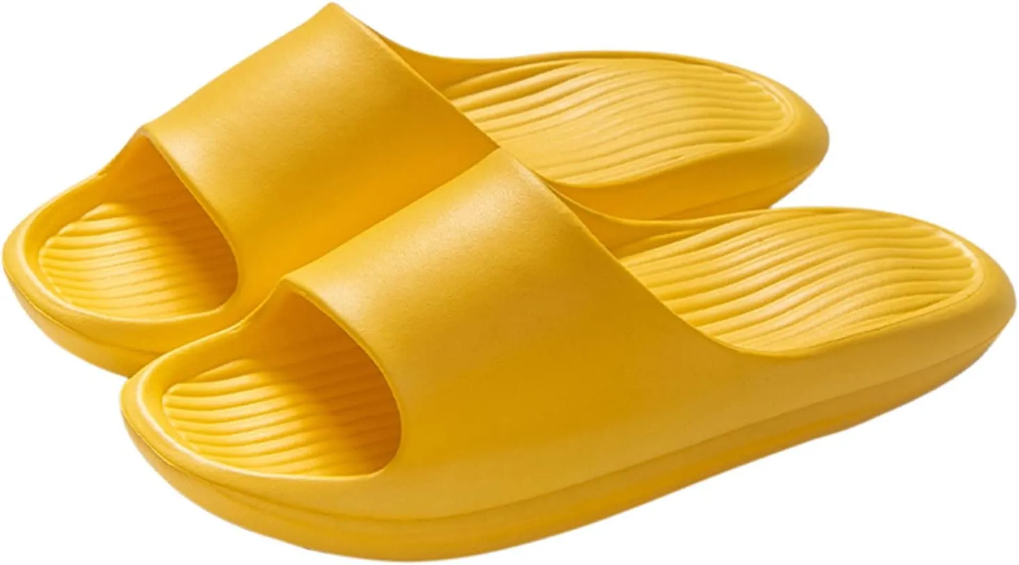 Slides for Men Womens Slides Bathroom Slippers Men Shower Shoes Women Gym Open Toe Quick Drying Slippers