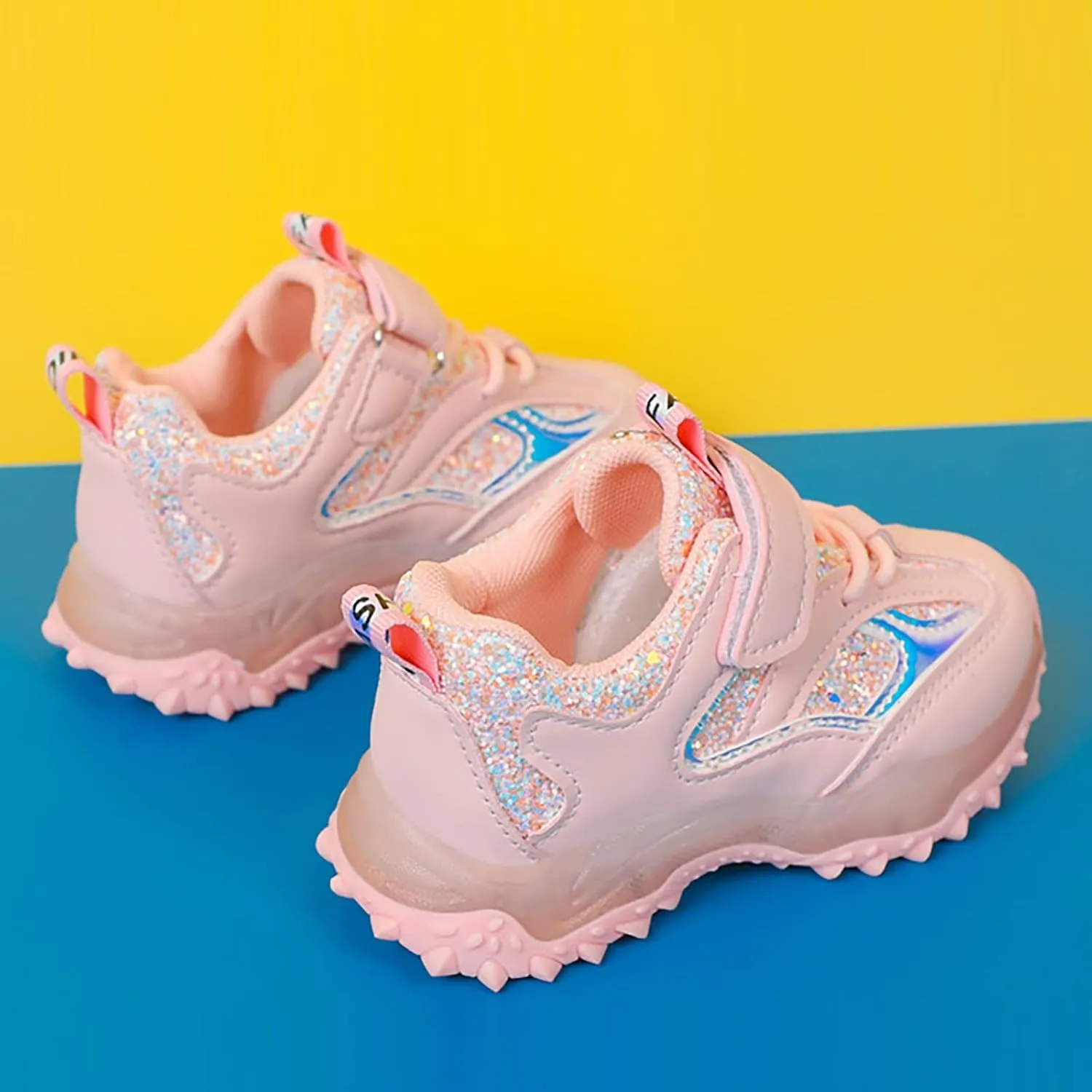 Slip On Light Up Boys and Girls Sneakers Kids Lightweight Athletic Light Up Shoes Tennis Shoes for Toddler Boys