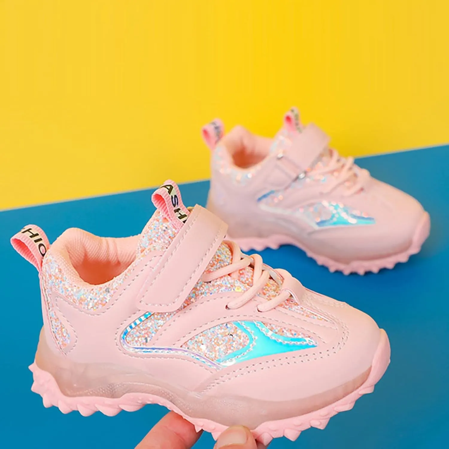 Slip On Light Up Boys and Girls Sneakers Kids Lightweight Athletic Light Up Shoes Tennis Shoes for Toddler Boys