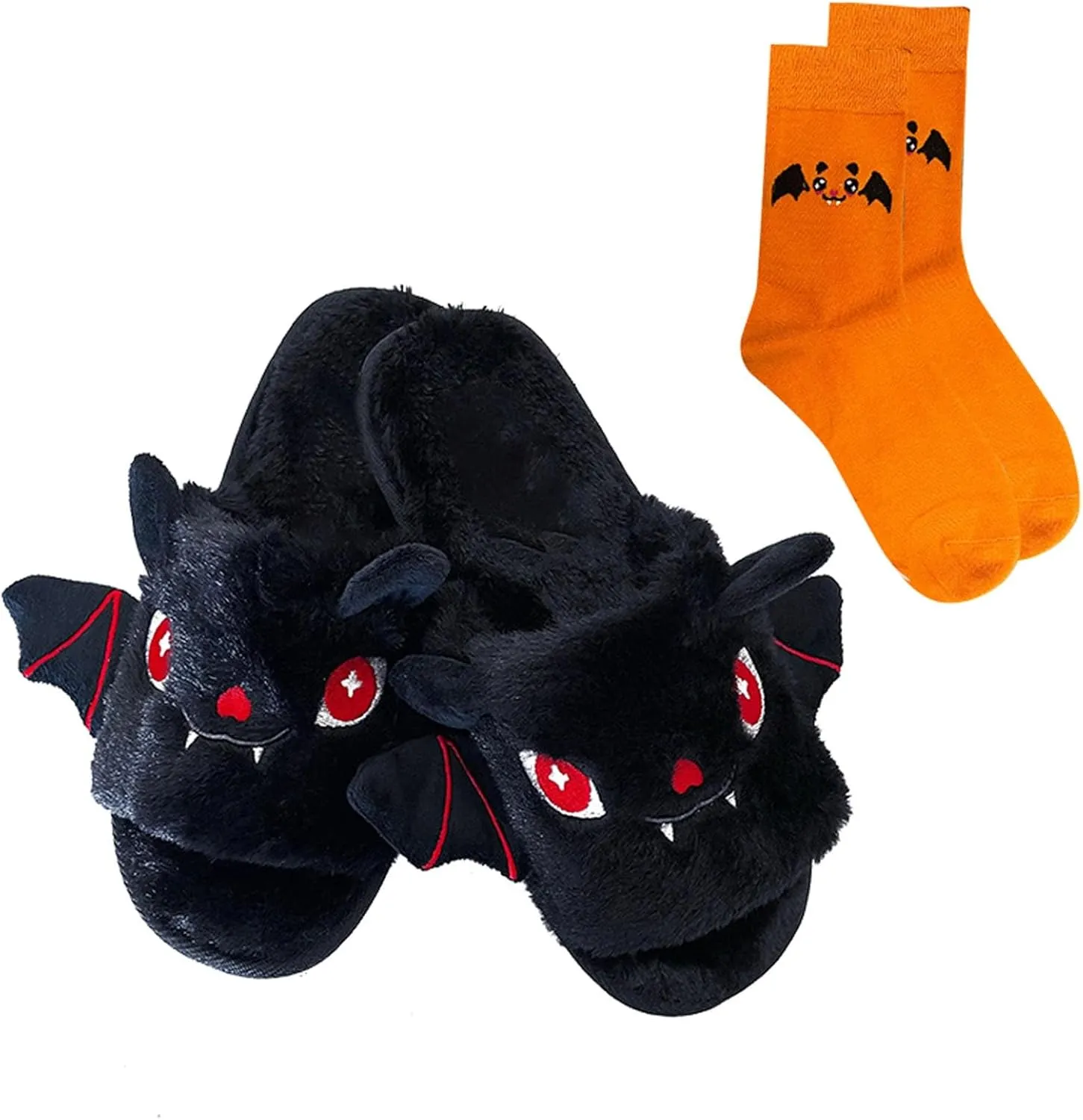 Slippers Girls 11 Kid Boys Girls Slippers Cute Bat Plush Slippers Halloween Party Indoor And Slippers Girls Size 1