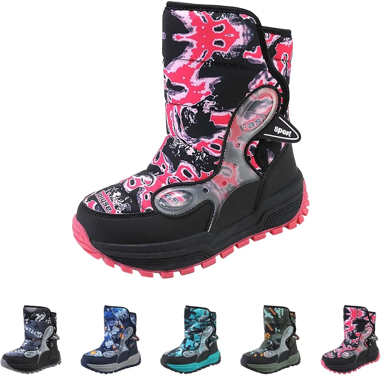 Snow Boots For Toddler Kids Snow Boots Boys Girls Mid Calf Water Proof Warm Faux F??r Lined Insulated Winter Boots