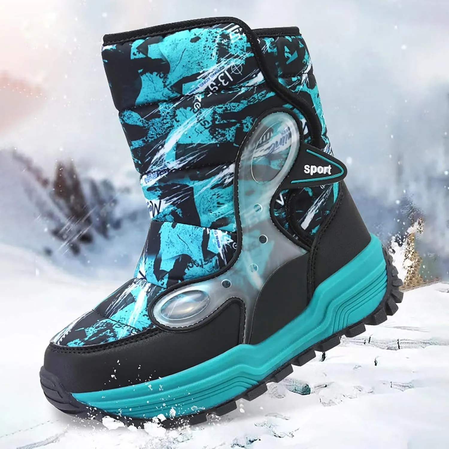 Snow Boots For Toddler Kids Snow Boots Boys Girls Mid Calf Water Proof Warm Faux F??r Lined Insulated Winter Boots