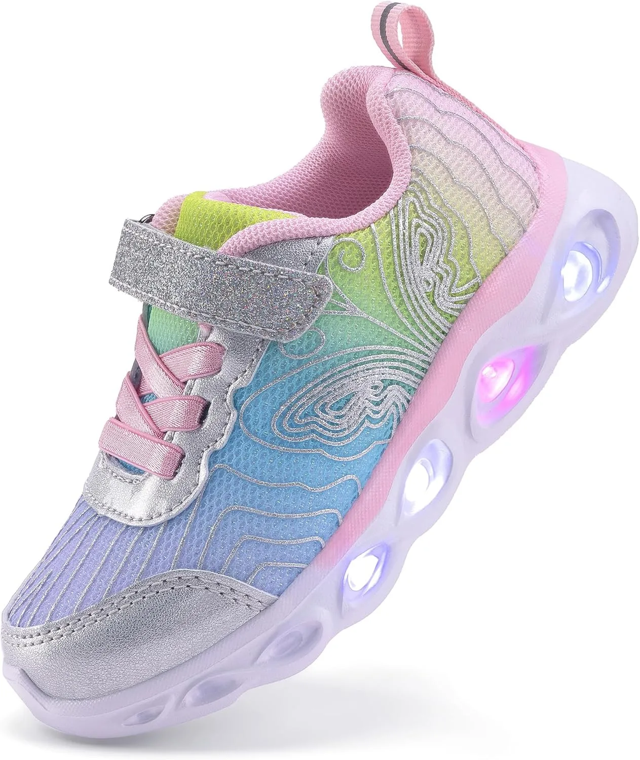 Toddler Girls Led Shoes Kids Light Up Sneakers