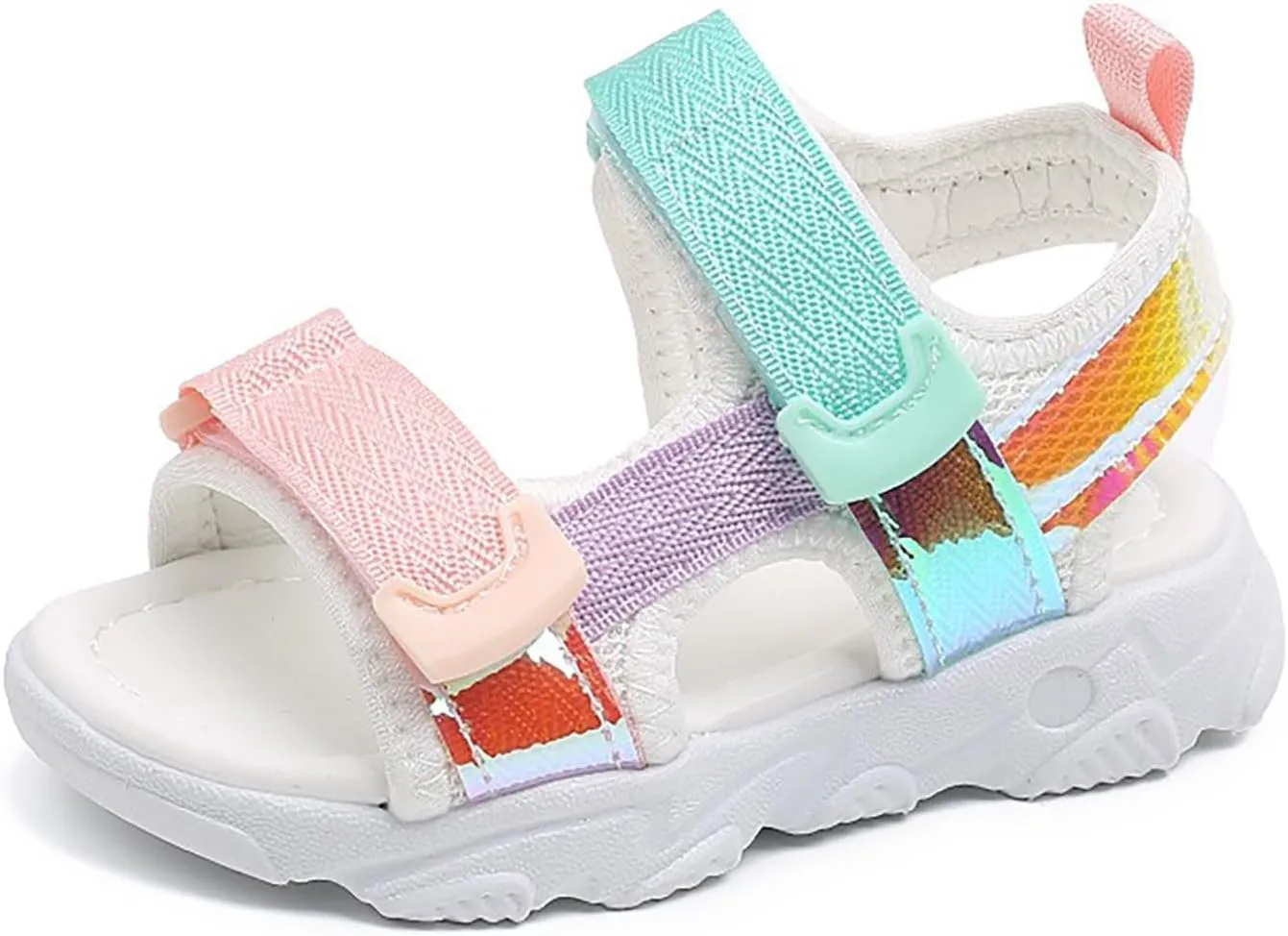 Toddler White Sandals Kids Sneakers Girls Lace Shoes Fashion Shoes Non Slip Breathable Nude Boots Toddler Sandals