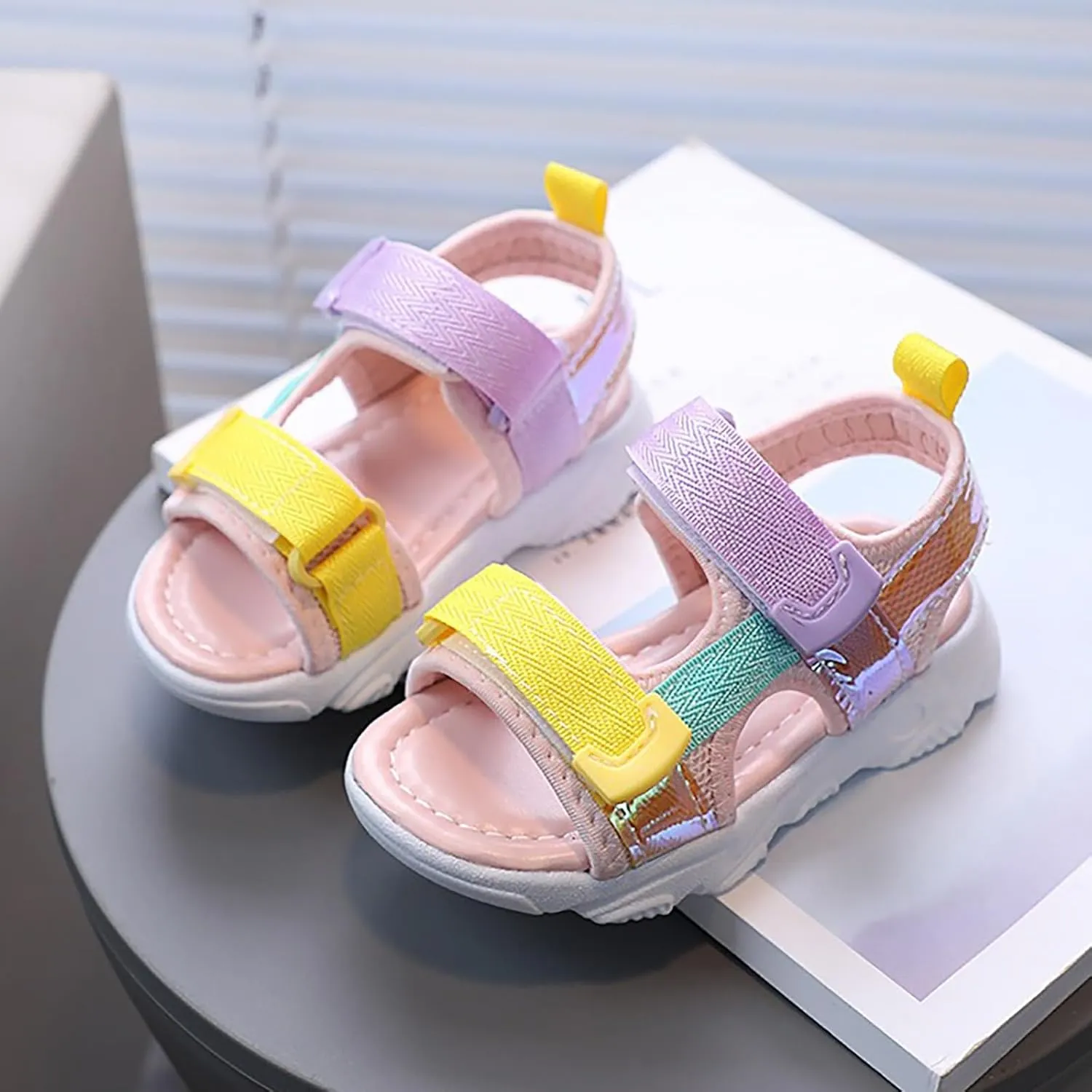 Toddler White Sandals Kids Sneakers Girls Lace Shoes Fashion Shoes Non Slip Breathable Nude Boots Toddler Sandals