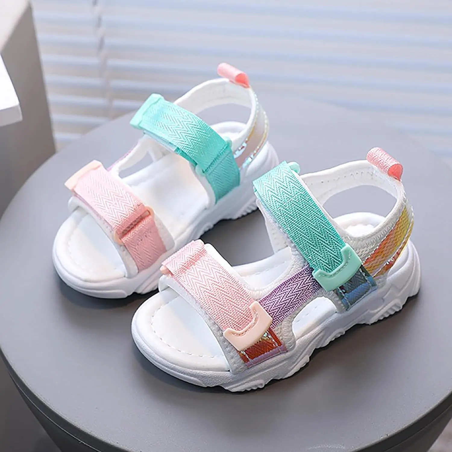 Toddler White Sandals Kids Sneakers Girls Lace Shoes Fashion Shoes Non Slip Breathable Nude Boots Toddler Sandals