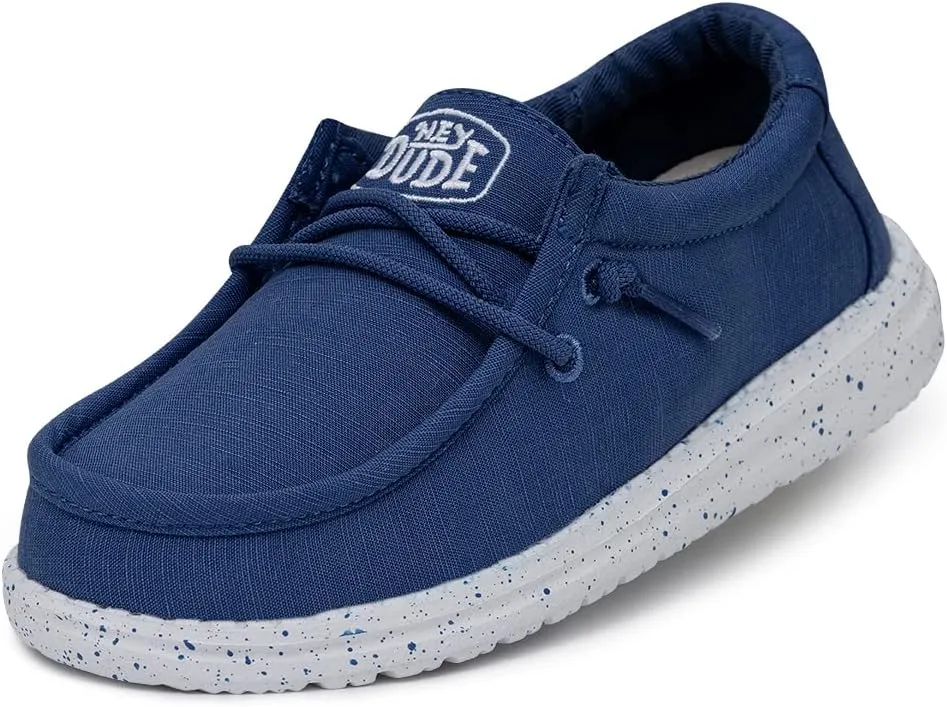 Wally Youth Slub Canvas - True Blue