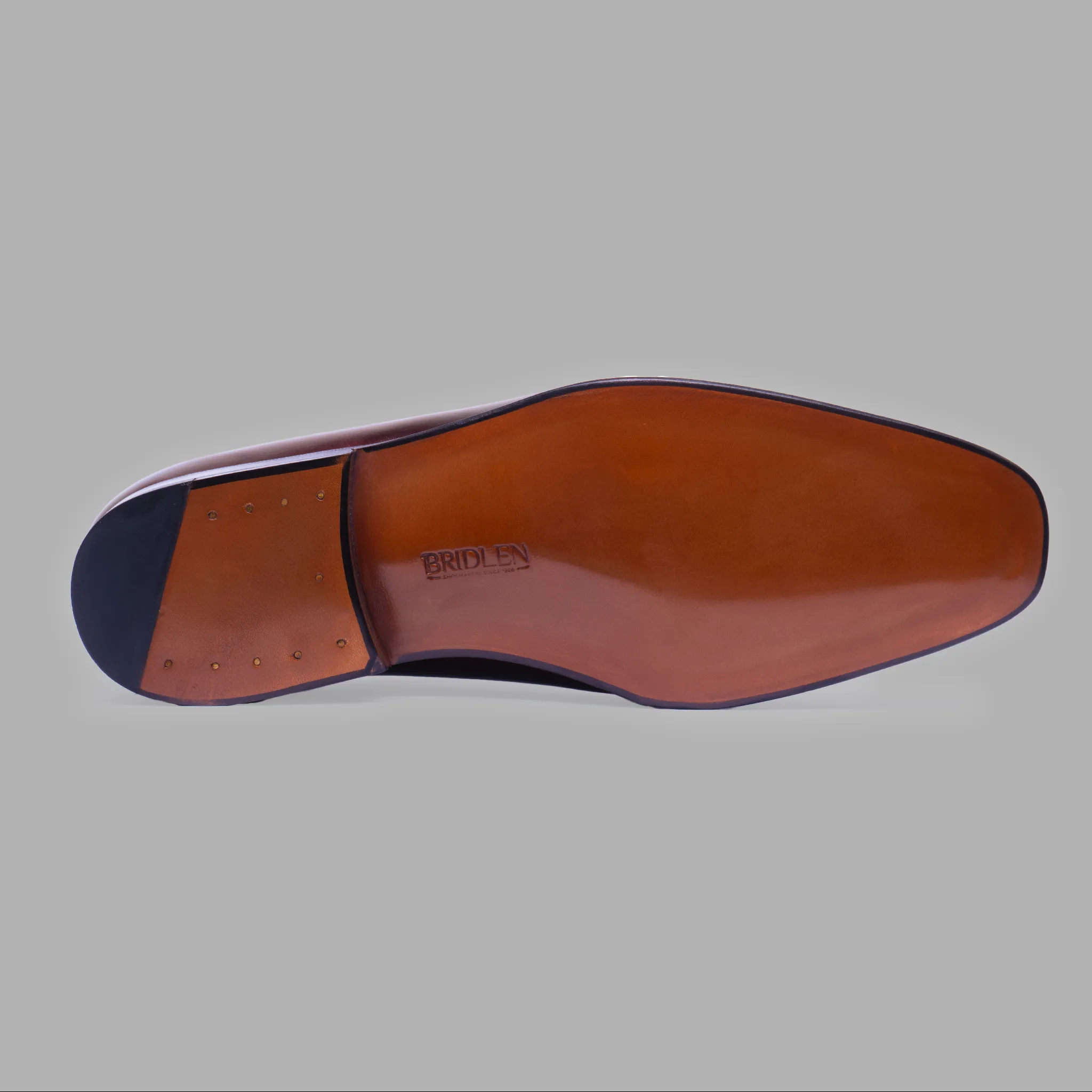 Wholecut Oxford in Burgundy Calf Leather