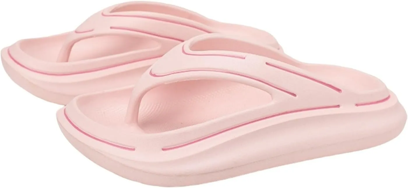 Womens Mens Pillow Slippers Walking Flip Flops Summer Beach Flat Slides Cloud Soft Slippers for Plantar Fasciitis