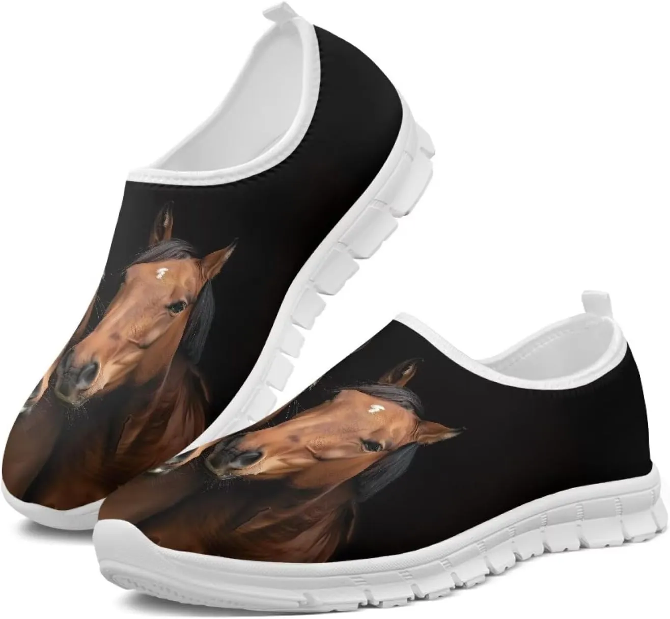 Women's Sneakers Casual Slip on Loafers Running Shoes Walking Footwear