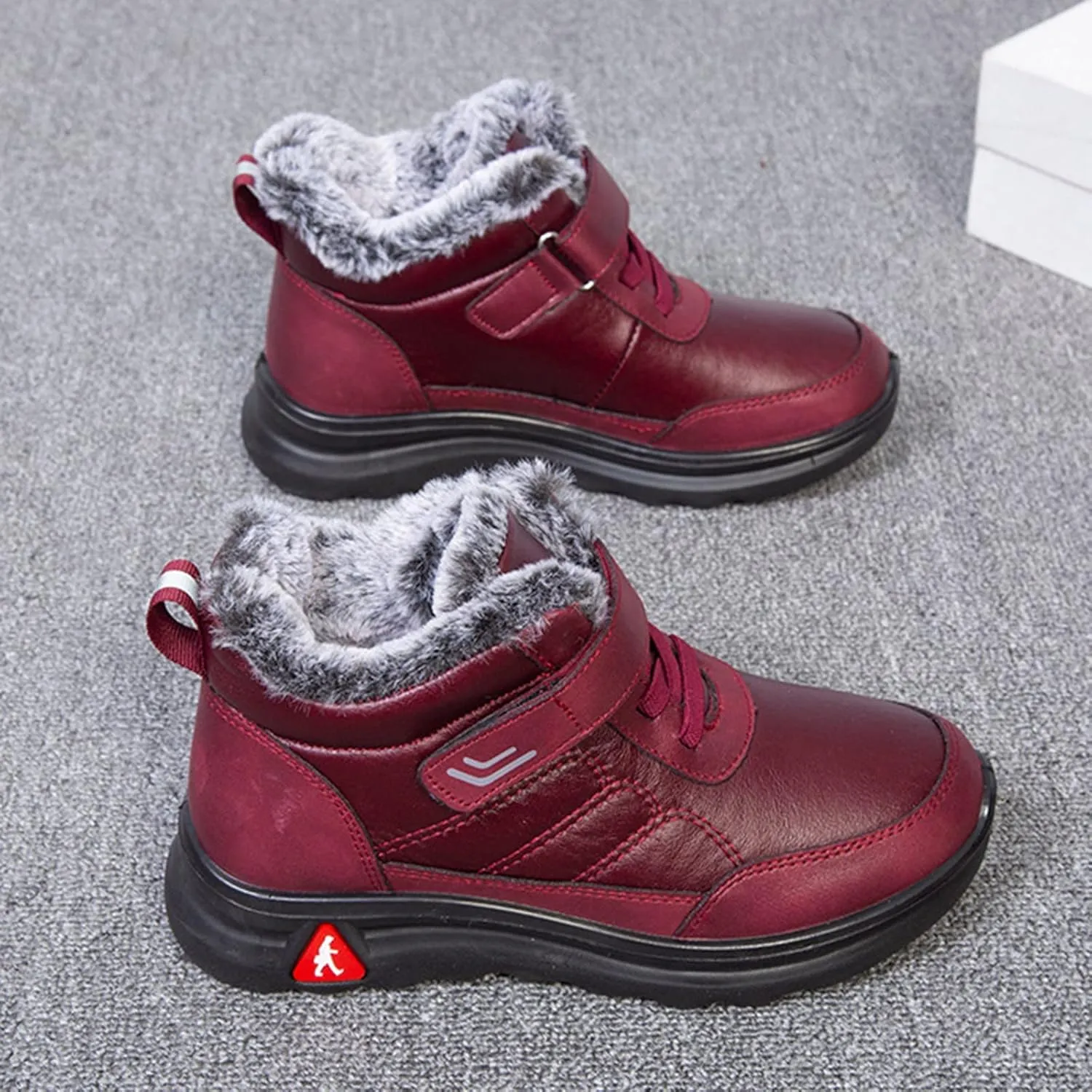 Womens Snow Boots Size 10 White Womens Tall Slip on Snow Boots Womens Snow Boots Waterproof Size 8 Women Waterproof Boots Wide Calf Snow Boots for Waterproof