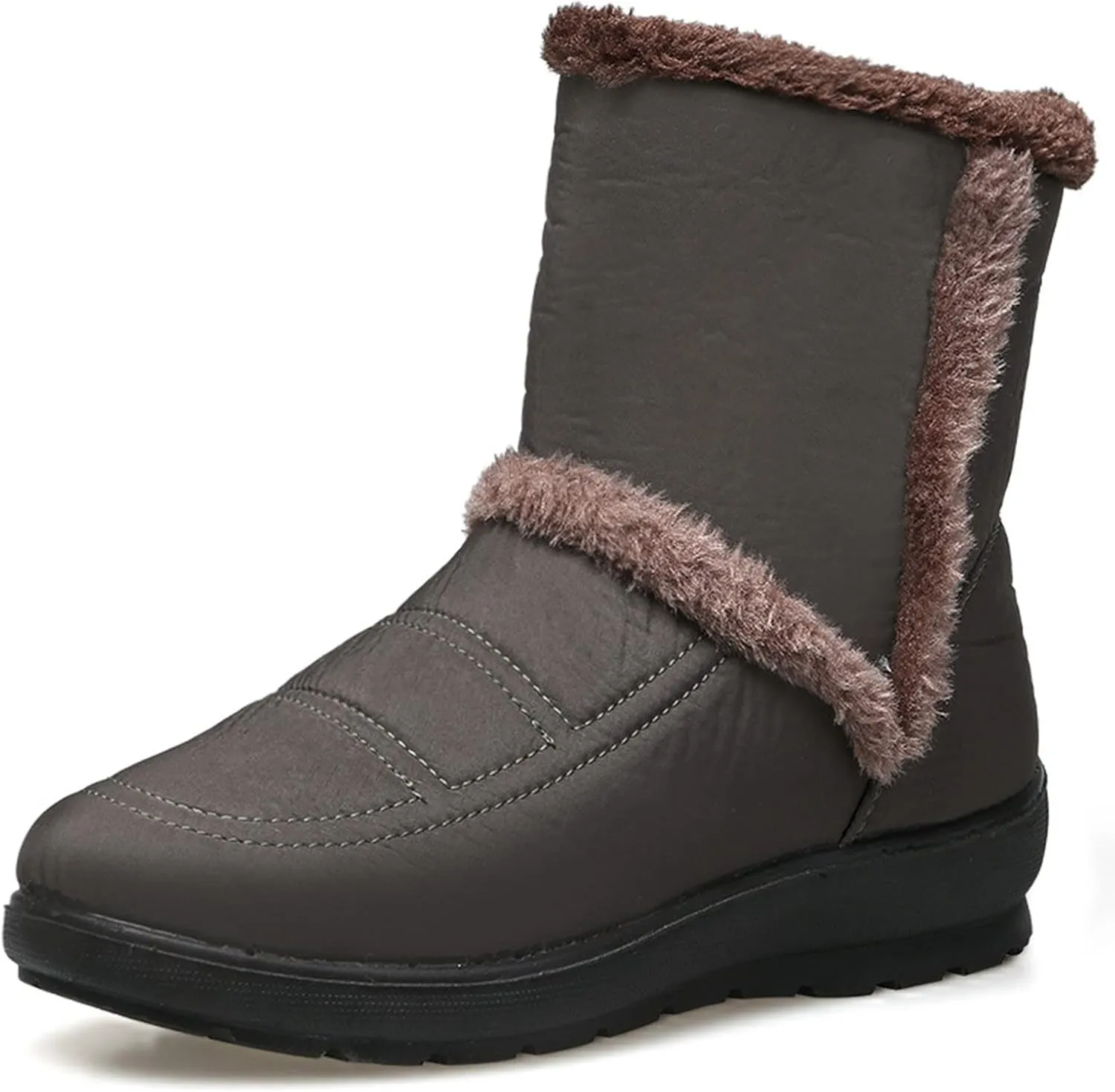 Women's Snow Boots Waterproof Snow Boots Warm Ankle Shoes Cold Weather Outdoor Work Boots Teens Winter Boots