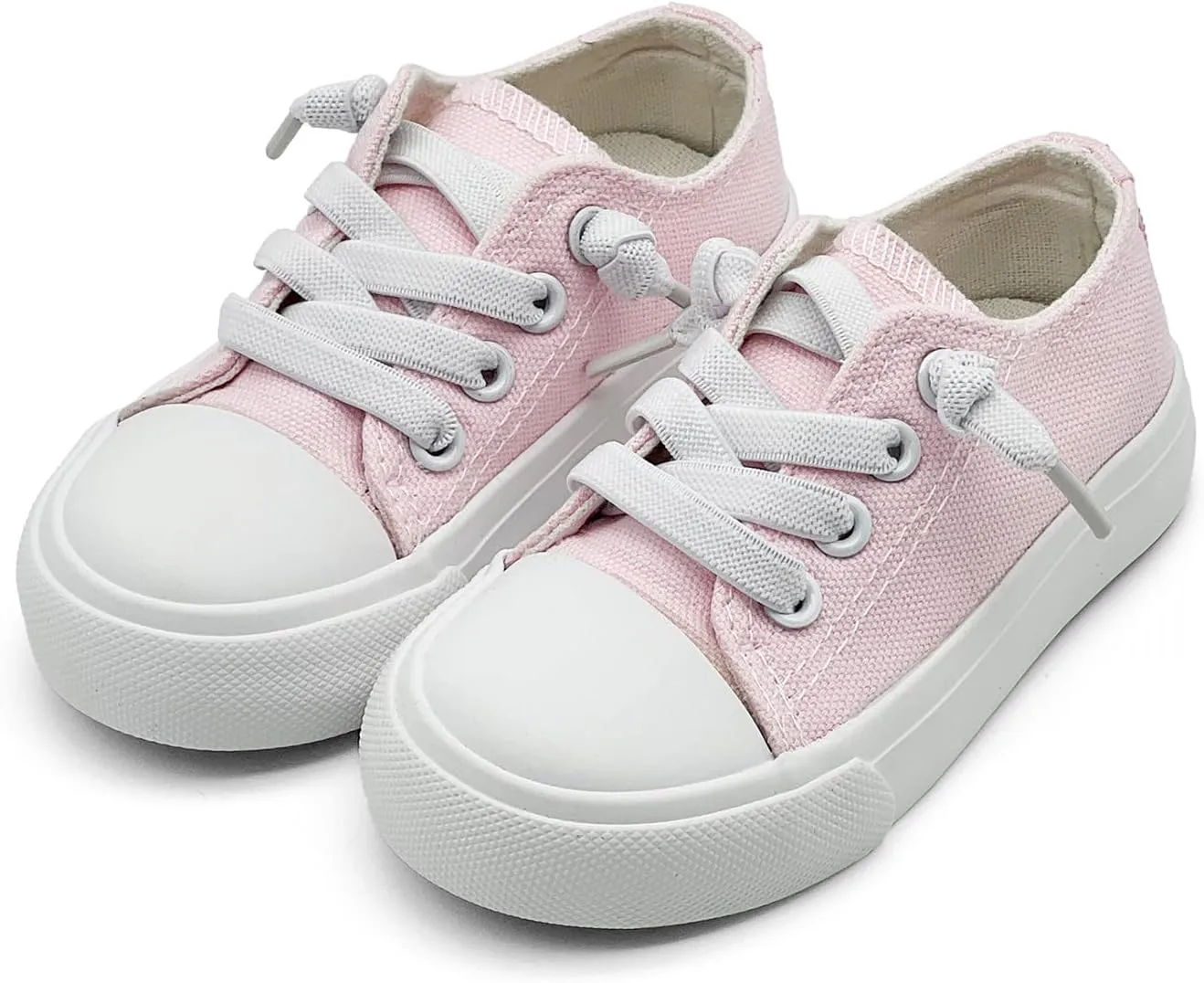 xinran&shengli Toddler Kid Canvas Shoes Boys and Girls Slip On Sneakers Toddler Little Kid Big Kid Lowtop Sneakers Shoes