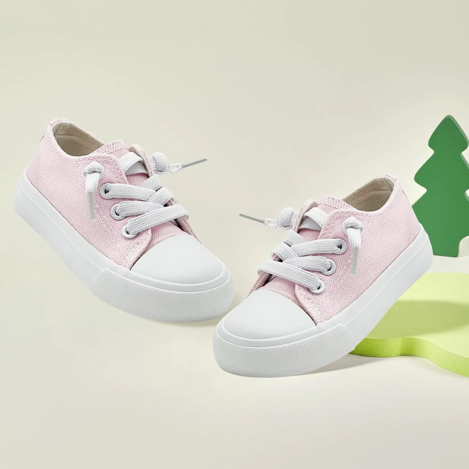 xinran&shengli Toddler Kid Canvas Shoes Boys and Girls Slip On Sneakers Toddler Little Kid Big Kid Lowtop Sneakers Shoes